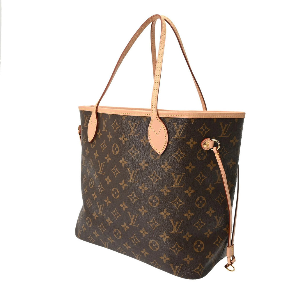 Louis Vuitton Tote Canvas Pivoine Monogram Neverfull Bag Brown